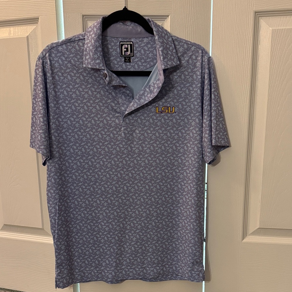 FootJoy Lavender Patterned Men's Polo